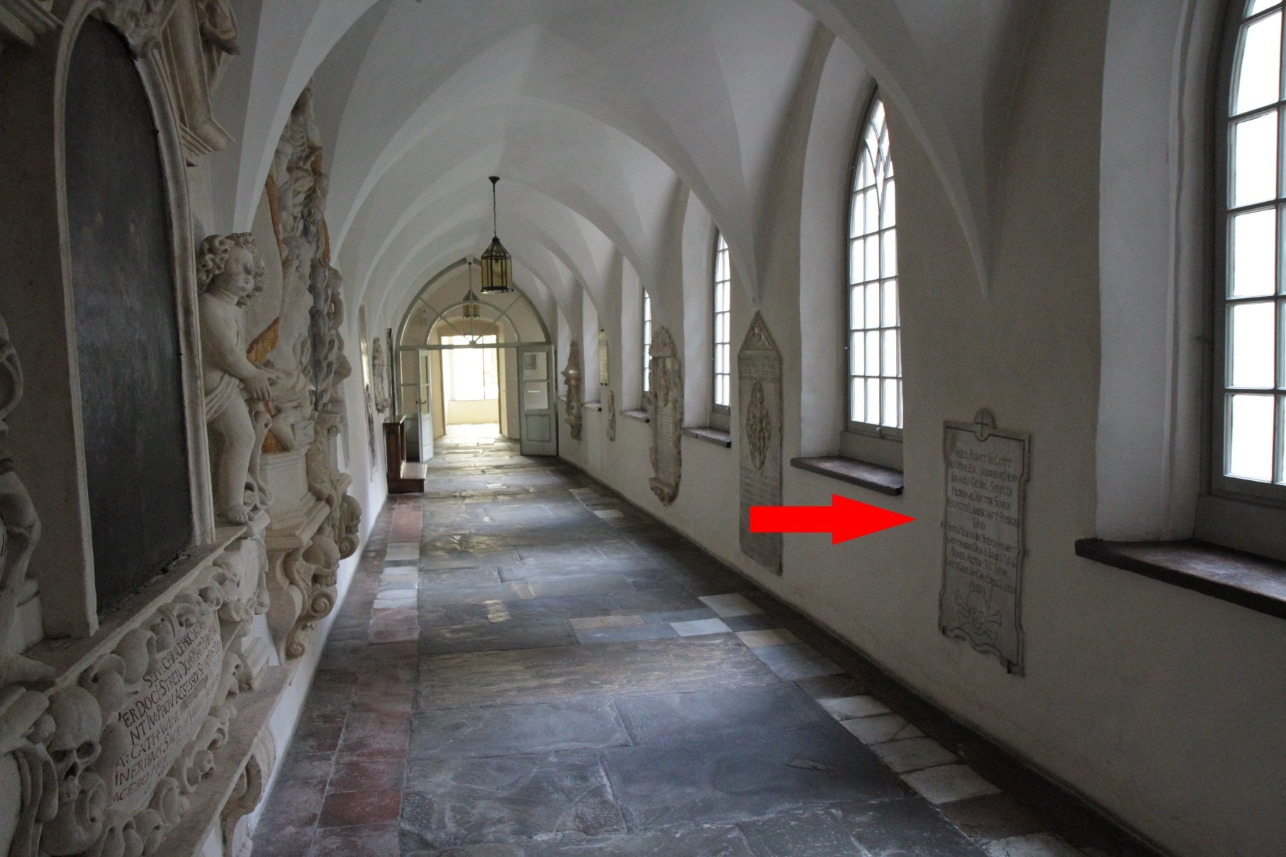 Johann Georg Spindler's tombstone, Franziskanerkirche, Graz - 02.JPG